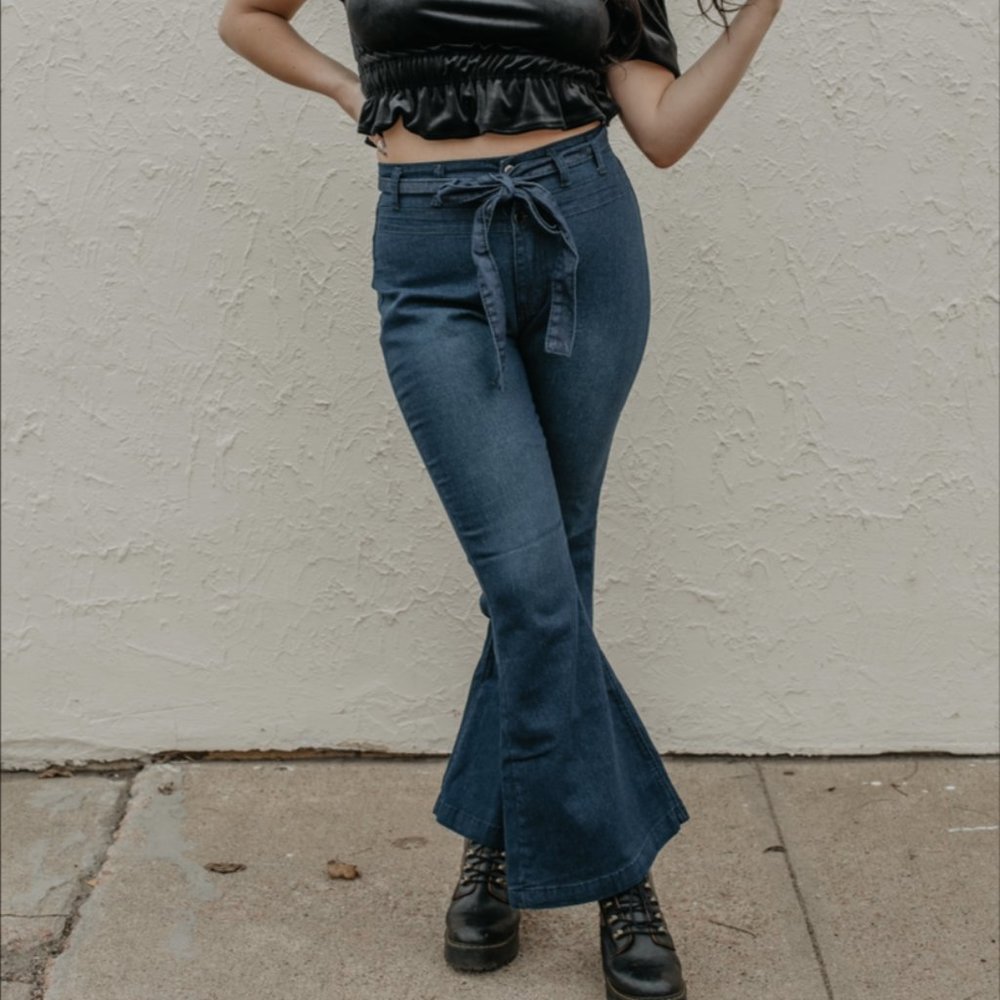 High Waist Flare Jeans